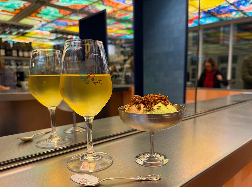 The Dreamery, concept Ice & Wine shop in London
